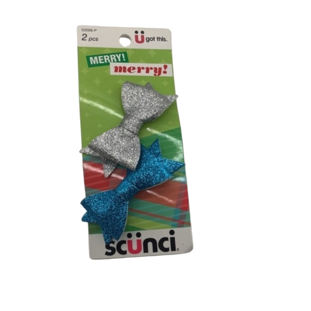 Scunci Christmas‎ Hair Clips 2pcs 53588-P